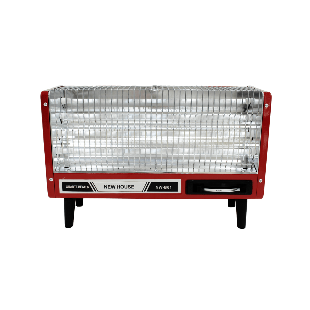Heater New House Rectangle Red